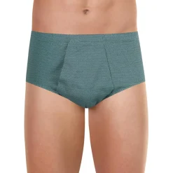 Slip taille haute ouvert homme Motifs Eminence en coton