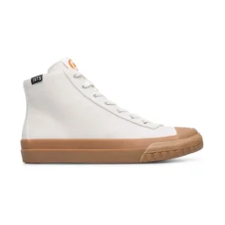 Sneaker Bootie Femme Camaleon blanc en coton