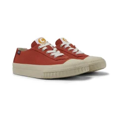 Sneakers femme CAMALEON rouge en coton