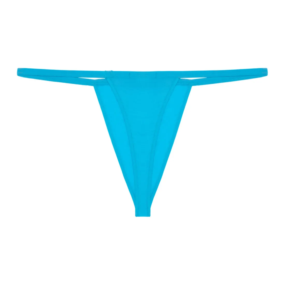 String bleu de la collection PLUME G-String