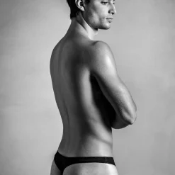 String noir en coton de la collection FREDDY G-String