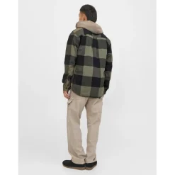 Surchemise homme vert en coton Lou