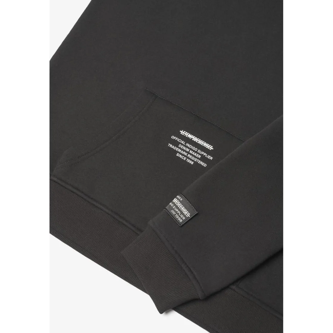 Sweat à capuche garçon Tanbo noir en coton