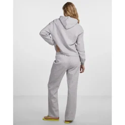 Sweat à capuche gris en coton Eden