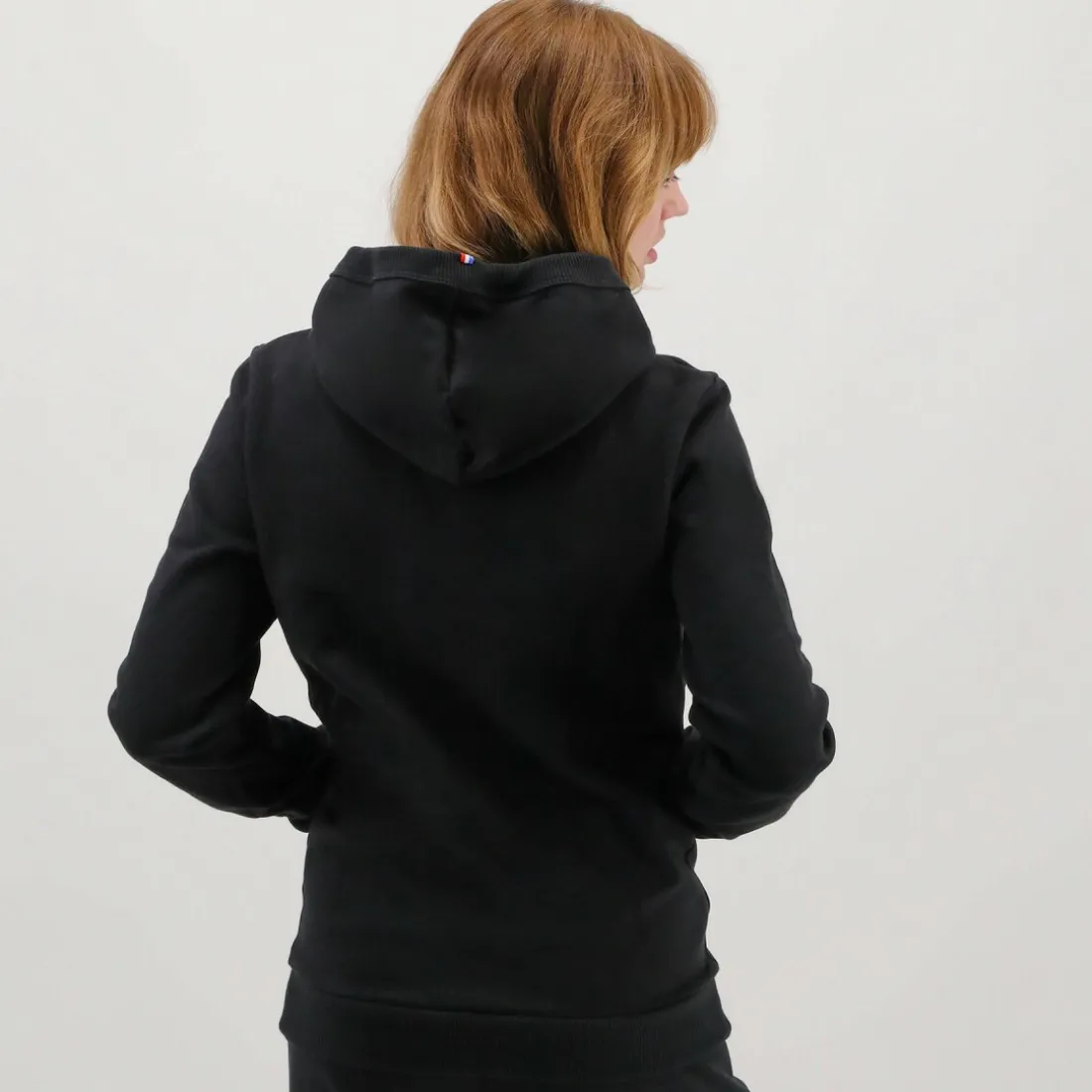 Sweat à capuche Mixte ESS T/T N°1 M Noir en coton