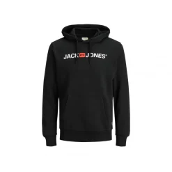 Sweat à capuche Regular Fit Manches longues Noir Kai