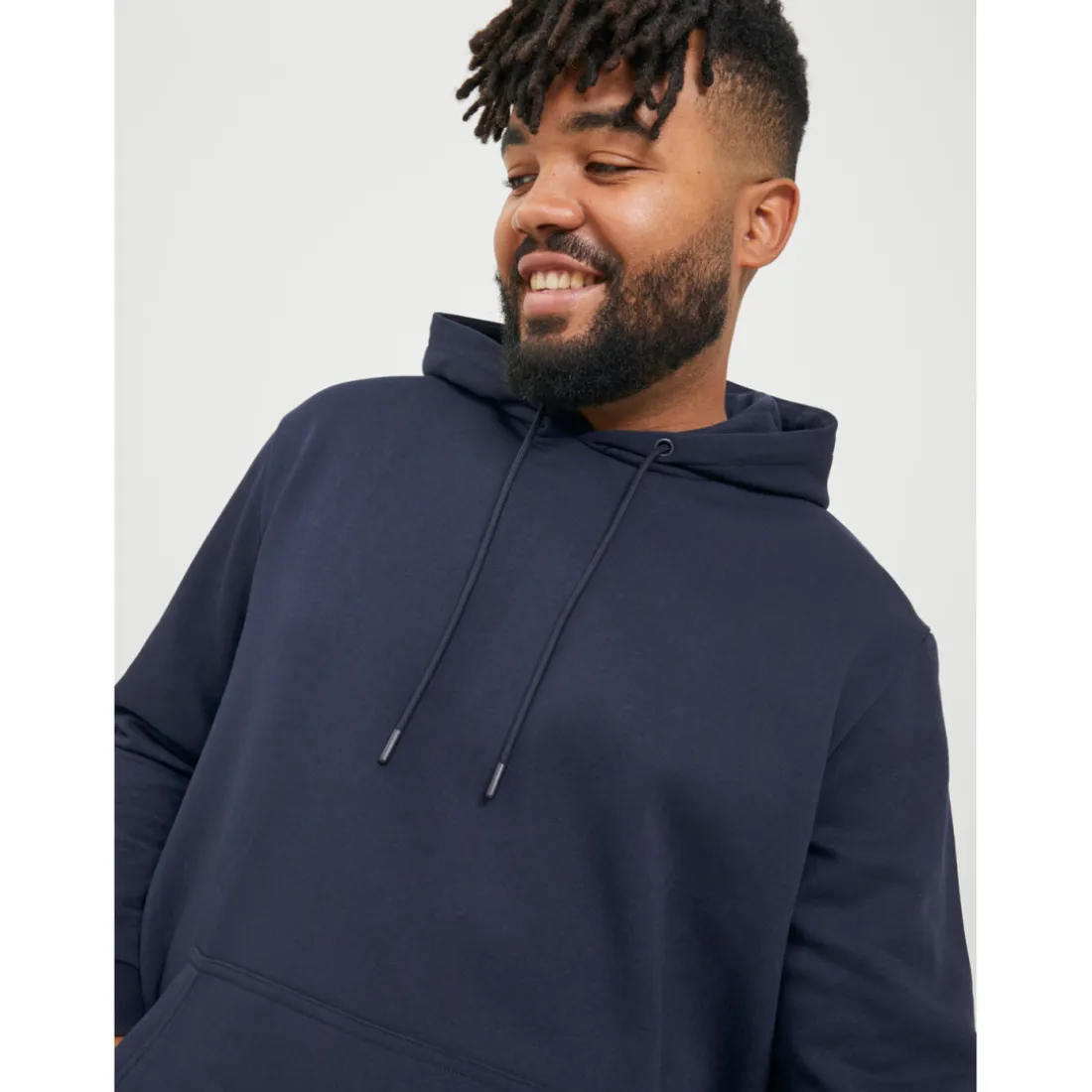 Sweat à capuche Relaxed Fit Manches longues Bleu Marine Ray