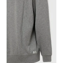 Sweat à capuche zippé - Gris en coton
