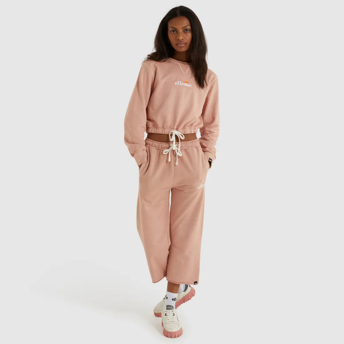 Sweat court POPSY - rose en coton