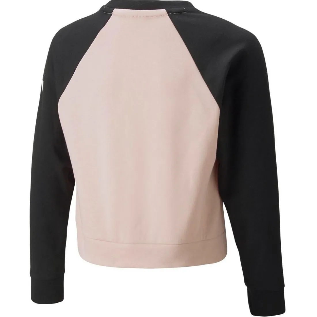 Sweat crop en coton bicolore MDRN SPT rose