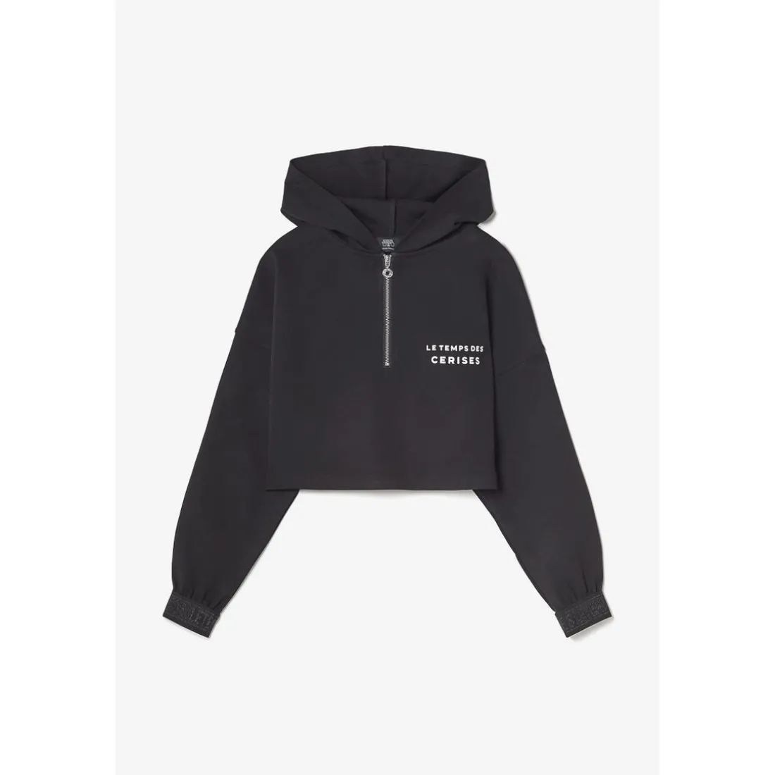 Sweat fille, à capuche Jemmagi noir