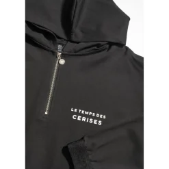 Sweat fille, à capuche Jemmagi noir