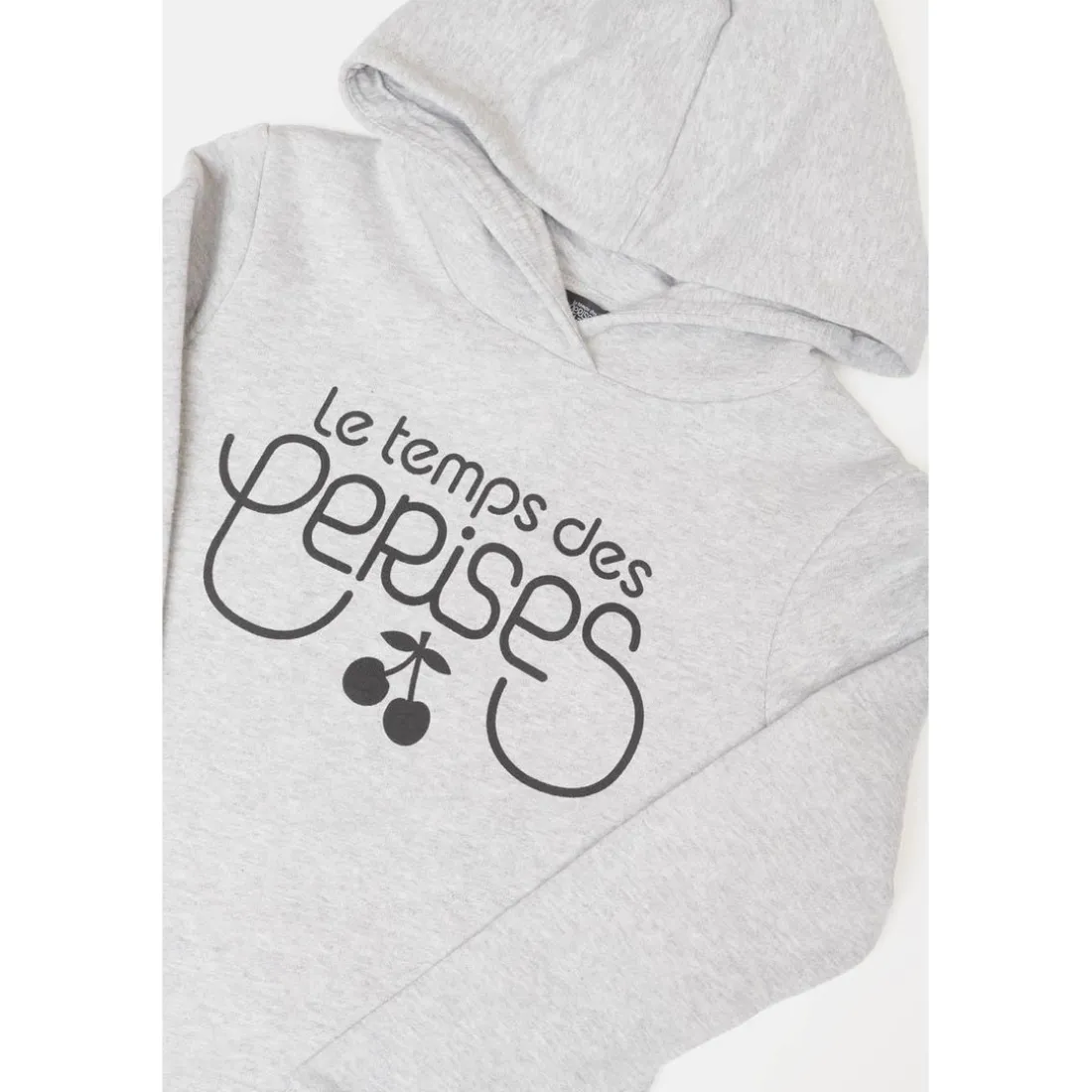 Sweat fille, Celiagi gris en coton