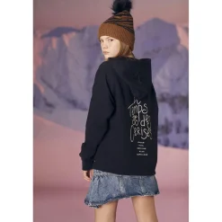 Sweat fille, Samgi noir en coton