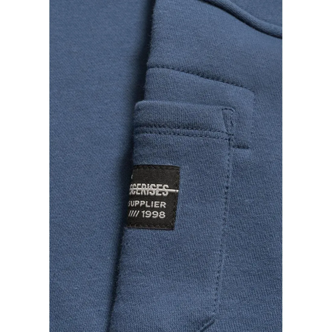 Sweat garçon Leonbo bleu océan en coton