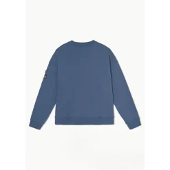 Sweat garçon Leonbo bleu océan en coton