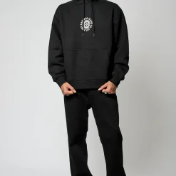Sweat Non Zippe en coton TAZIK Black noir