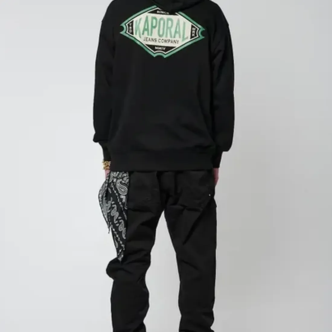 Sweat Non Zippe en coton TOUTI Black noir