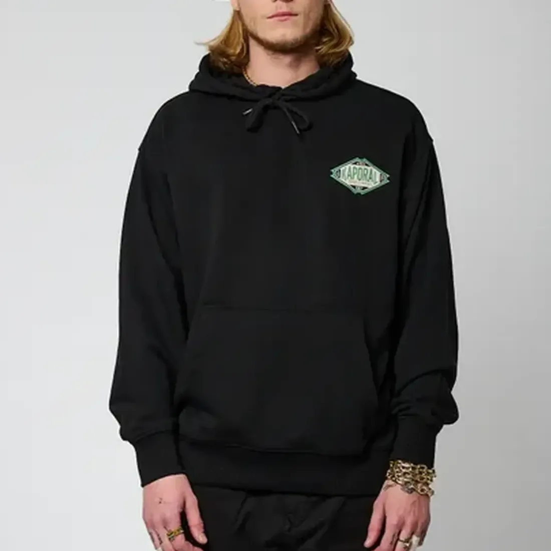 Sweat Non Zippe en coton TOUTI Black noir