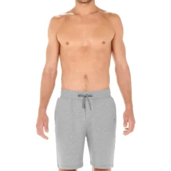 Sweat Shorts gris chiné