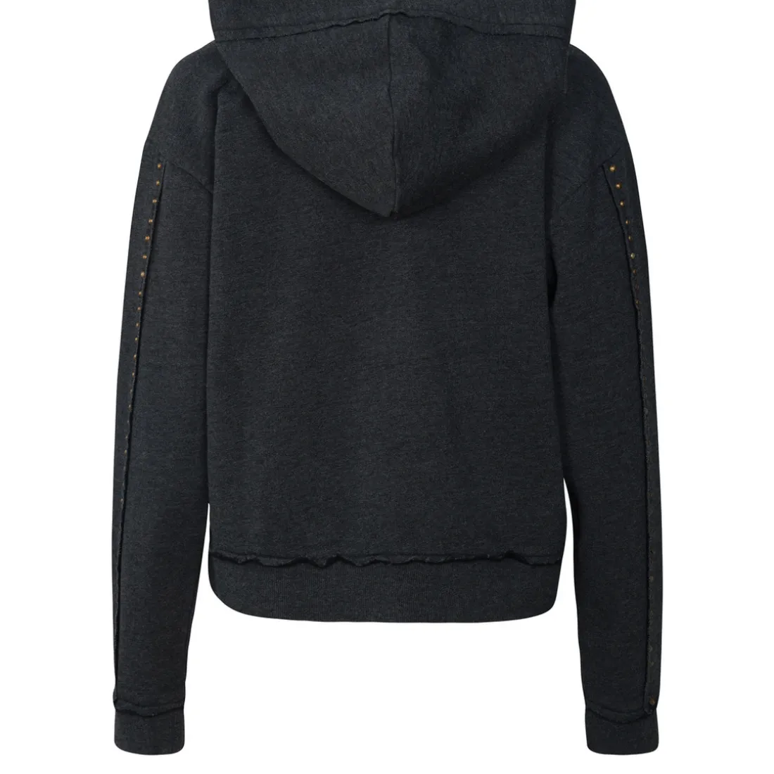 Sweat zippé VITRA noir en coton