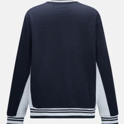 Sweat Zippe LINO bleu marine
