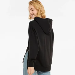 Sweatshirt à capuche Femme W Her Hdy Tr noir en coton