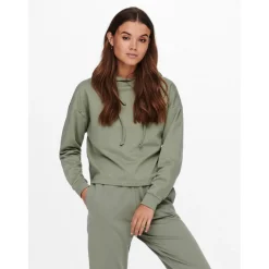 Sweatshirt - Vert en coton