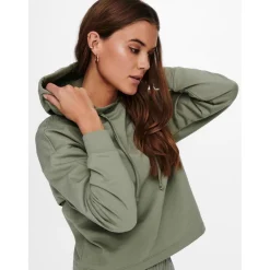 Sweatshirt - Vert en coton