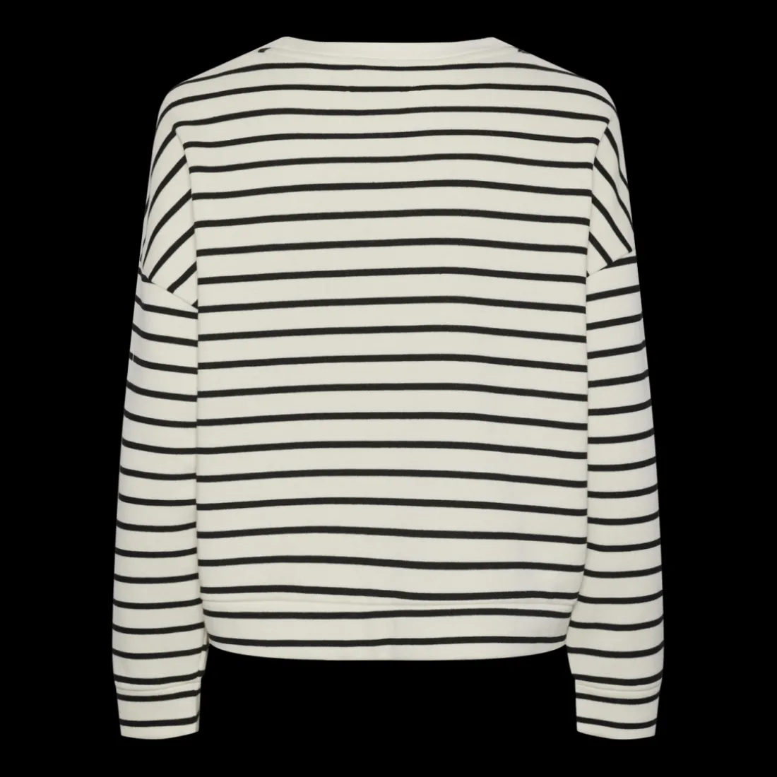 Sweat-shirt blanc en coton