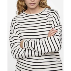 Sweat-shirt blanc en coton