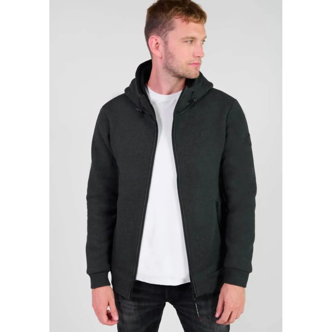Sweat-Shirt capuche DISAL gris Jett