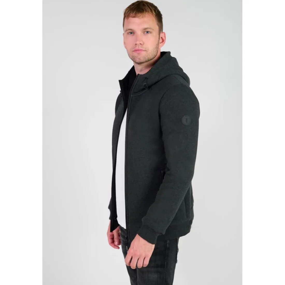 Sweat-Shirt capuche DISAL gris Jett