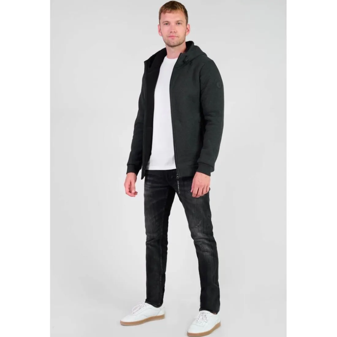 Sweat-Shirt capuche DISAL gris Jett