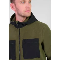 Sweat-Shirt capuche MIRMON kaki Kurt
