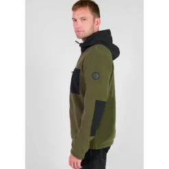 Sweat-Shirt capuche MIRMON kaki Kurt