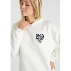 Sweat-Shirt capuche SAMIGI beige June en coton