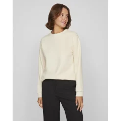 Sweat-shirt en viscose gris clair Elle
