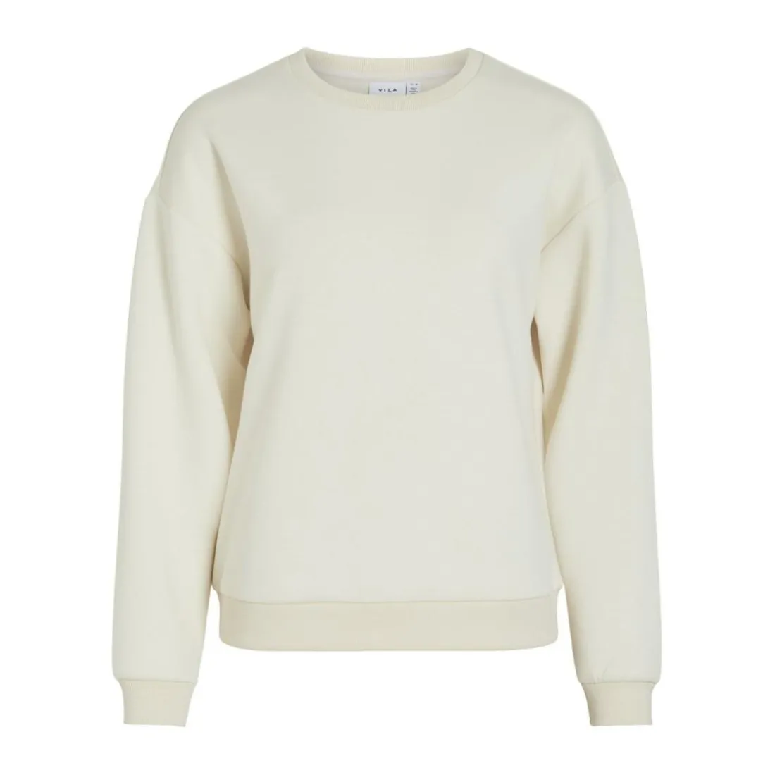 Sweat-shirt en viscose gris clair Elle