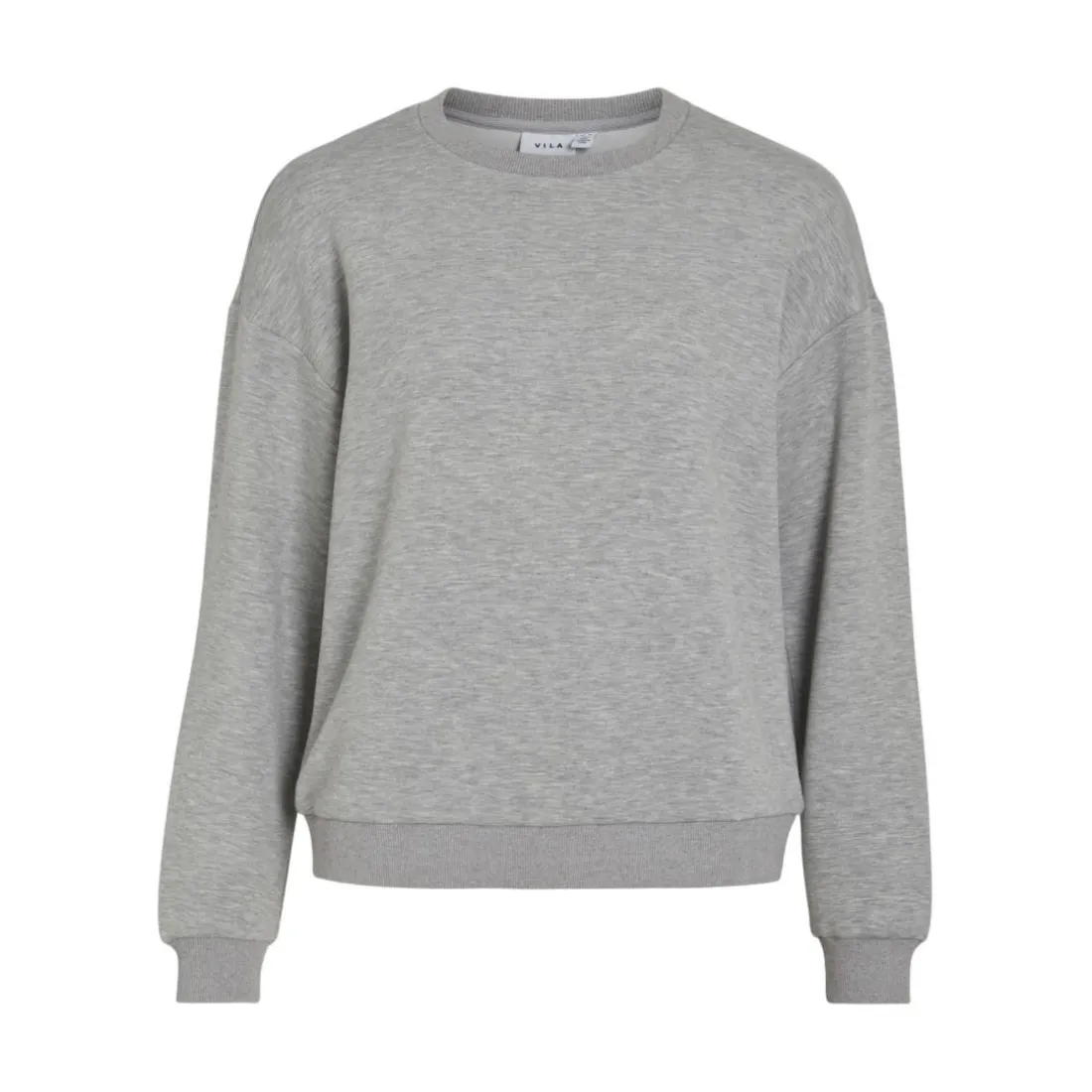Sweat-shirt en viscose gris clair Lila
