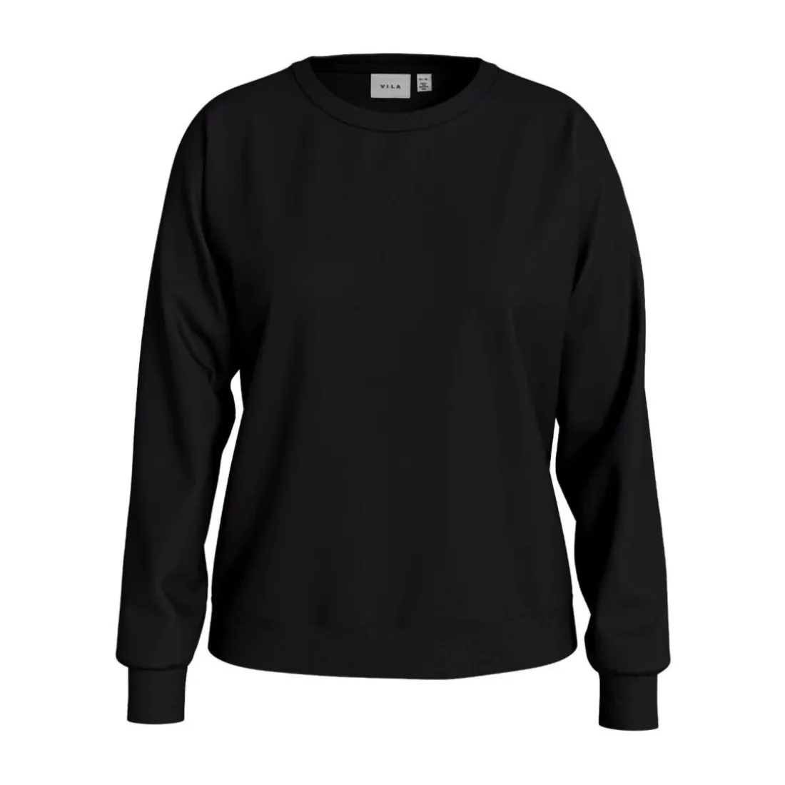 Sweat-shirt en viscose noir Nea