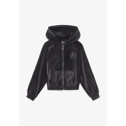 Sweat-shirt fille capuche ZILDAGI noir