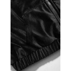 Sweat-shirt fille capuche ZILDAGI noir