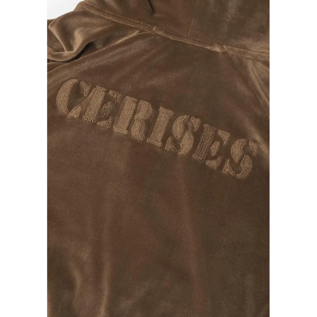 Sweat-shirt fille capuche CINOGI marron