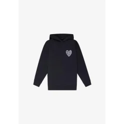Sweat-Shirt fille capuche SAMIGI noir Luna en coton