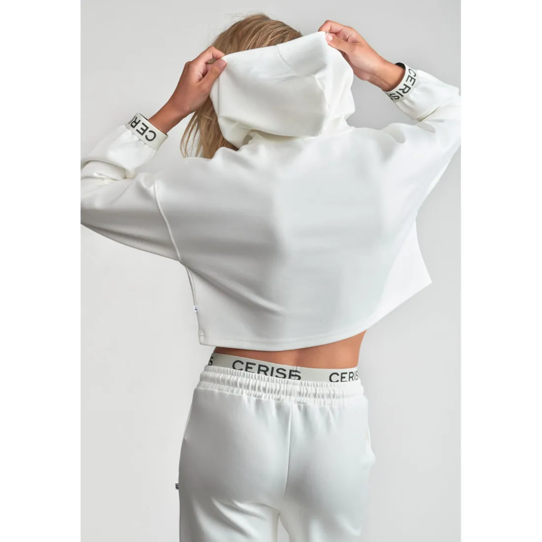 Sweat-Shirt fille capuche JOIAGI blanc