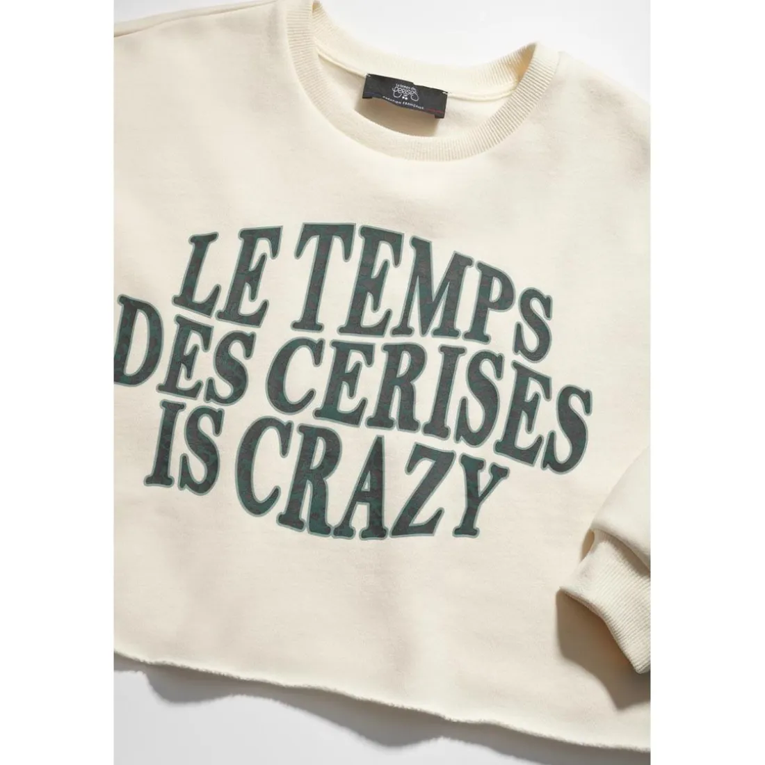 Sweat-Shirt fille MOLLIEGI marron en coton