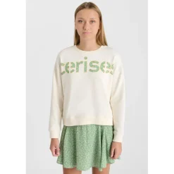 Sweat-Shirt fille RATAGI beige en coton Zara