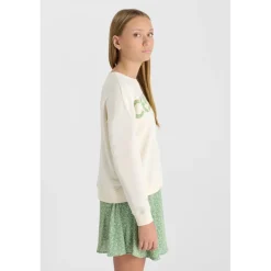 Sweat-Shirt fille RATAGI beige en coton Zara