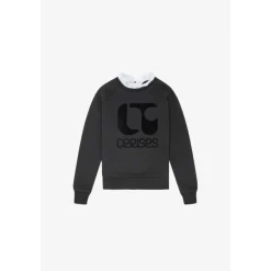 Sweat-Shirt fille TITAGI noir Alice en coton